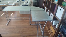 Schreibtisch/Eckschreibtisch Glasplatten 