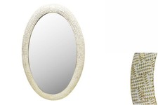 Wandspiegel SanLove Weiß Gold