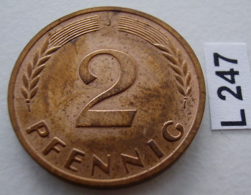 Brd pfennig 1969 kupfer - j, (