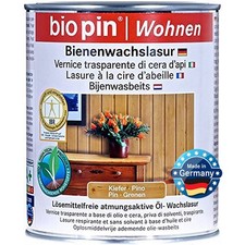 BioPin Premium Bienenwachslasur Kiefer 750ml Lösemittelfreie Holzlasur