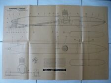 Uhu Modell-Technik-Bauplan 189 und 190 Rennboot Wasserläufer und MS Europa