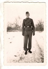 Foto/Photo Portrait Sturmartillerie / Panzer; Stug Mannschaffter; Winter