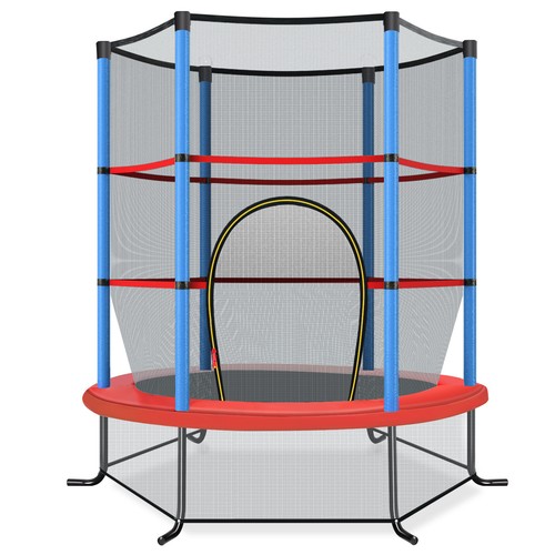 ø165cm gartentrampolin mit - gartentrampolin,