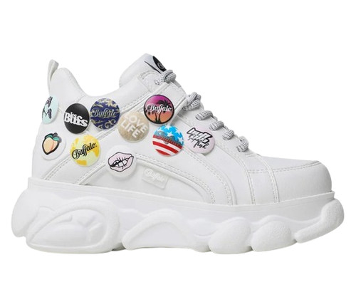 Buffalo cld corin button - cld, white