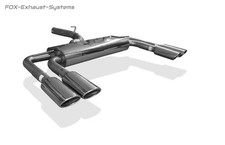  Duplex Sportauspuff Audi A3 8V Sportback 1.8 TFSI quattro je 2x106x71mm
