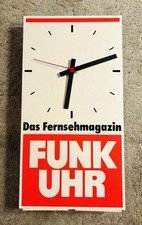 FUNKUHR alte Werbe-Uhr von TV