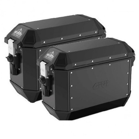 Paar seitenkoffer 36l alu - alu, givi