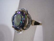 Gelbgold Ring 375 BCI mit