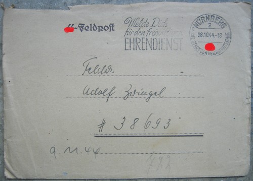 Feldpostbrief mit inhalt - feldpostbrief,