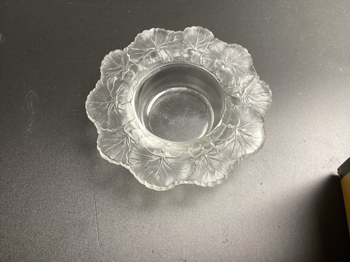 Lalique kristallglas schale - kristallglas,