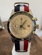 HEMA Swiss Vintage 1970s Herren Chronograph - Valjoux Yachting Sailing Watch
