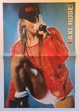 Kultiges Poster aus einer Bravo der 90er - AXL ROSE / JEAN CLAUDE VAN DAMME