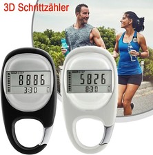3D Schrittzähler mit Clip LCD Digital Pedometer Schritt/Distanz/Kalorien Counter