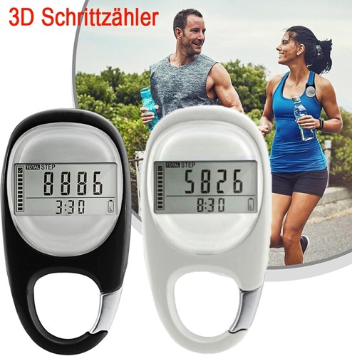 Schrittzähler mit clip - 3d,