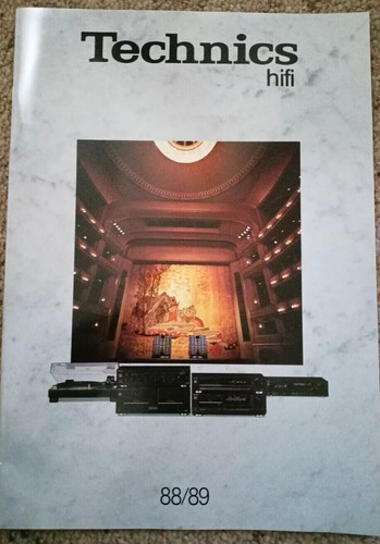 Technics hifi katalog 1988 - technics,