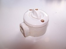 Vintage Keramik Drehschalter