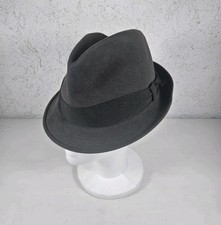 Mayser Herren Hut Grau Anthrazit Gr. 57 Hutband