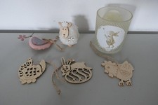 Deko Ostern Frühling Dekoration Frühlingsdekoration Hase Huhn Vogel Schaf Set