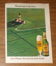 Seltene Werbung JEVER PILSENER
