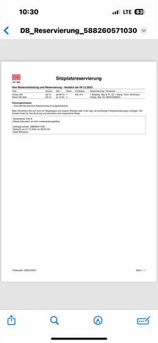 Zug ice ticket von hanau - ice,