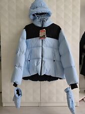 Ski- Daunenjacke mit Mütze