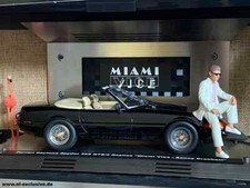 Schild MIAMI VICE für Ferrari 365 GTS/4 geprägt & selbstklebend für Vitrine 1:18