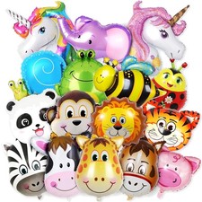 Tierfolienballons Set 16