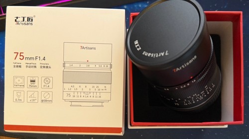 7artisans 75mm vollformat - f1.4,