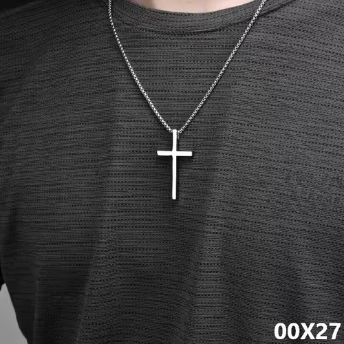 Kreuz anhänger edelstahl - kreuz,