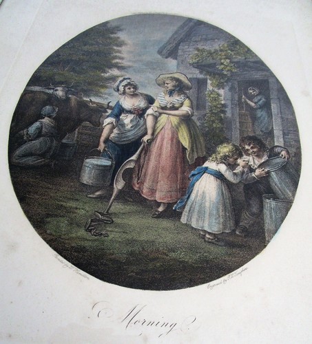 Kupferstich farblithographie - kupferstich,