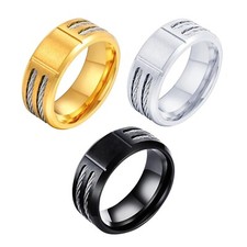 Herren Ring Bandring 9mm