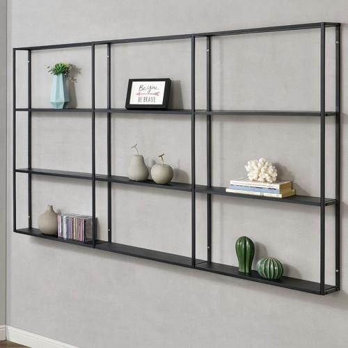 Wandregal jelsa 160x18x110cm - wandregal,