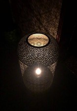 Deko Laterne Balkon Terassenlampe Terrasse Garten Durchmesser 30cm Höhe 66cm