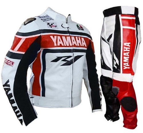Yamaha motorrad leder jacke - motorrad,