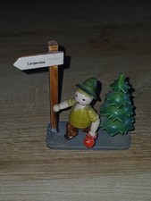 Vintage Erzgebirge Wanderer