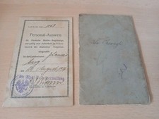 Personal-Ausweis für dt. Reichs-Angehörige zum Aufenthalt im Genzbezirk BIALLA