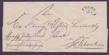 Faltbriefhülle mit Stempel