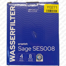 MILUX 4x Ersatzwasserfilter für Sage - Für Sage Barista Pro/Touch/Express/Oracle