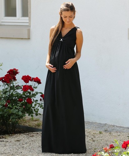 Maxi umstandskleid abendkleid - maxi-umstandskleid,