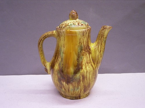 Art deco keramik kaffeekanne - art, keramik-
