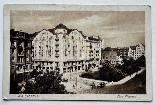 Warszawa plac warecki - ak,