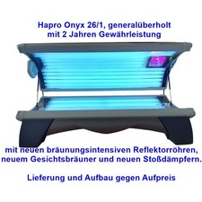 Sonnenbank Hapro Onyx 26/1, generalüberholt, FACE LIFT, 2 J. Gewährleistung