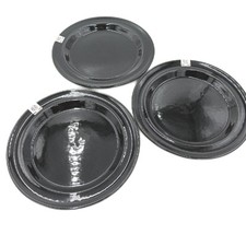 Emile Henry Dessertteller Keramik Schwarz 21x21x2cm Kohledesign Kochgeschirr Ele