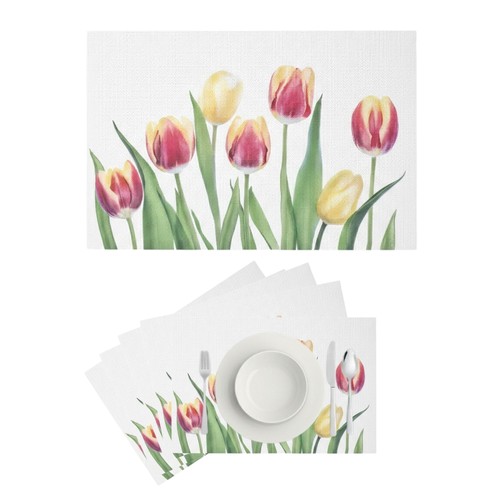 Platzdeckchen tulpen blumen - platzdeckchen,