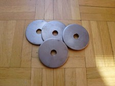 Blech  Unterlegscheibe VA U-Scheibe M12 Edelstahl 66/ 12,5/4mm  U-Scheibe M12