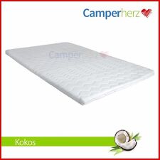 3 cm Matratzenauflage 140x200 Kokos Matratzenschoner Bezug Wohnwagen Topper