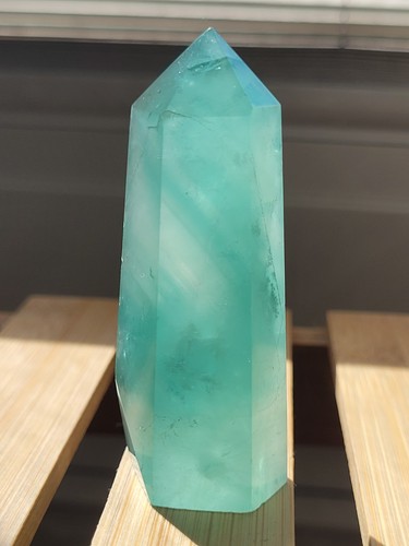 Fluorit turm türkis grün - fluorit,