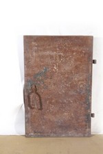 Alte tür metall bunker - tür,