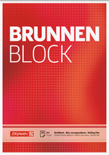 Brunnen Briefblock Schreibblock A4 kariert 50 Blatt 70g/m² 1052728 ungelocht