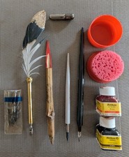 Kalligraphie Federhalter Tusche